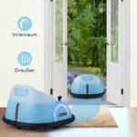 Elektrinis paspirtukas vaikams su LED apšvietimu ir nuotolinio valdymo pultu (Mėlyna)