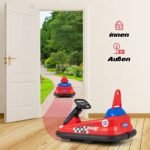 Elektrinis paspirtukas vaikams 360° sukimasis (Raudona)