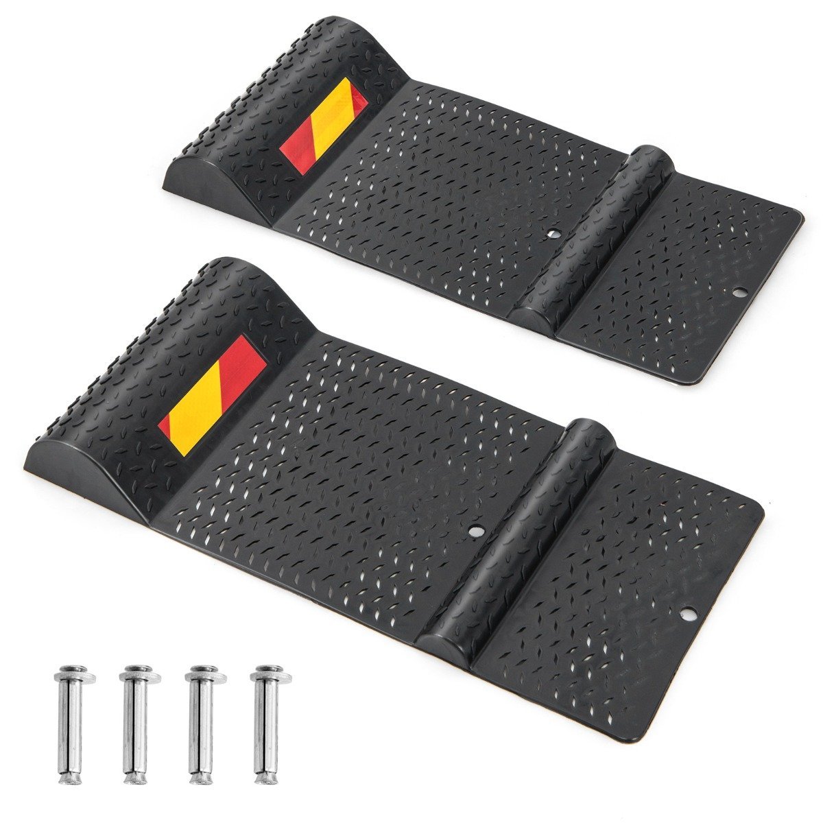 autostopper-tl35693bk-2_7_ Parkavimo ribotuvas su įspėjamąja juosta (Juoda)