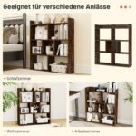 Stalinis septynių skyrių lentynų modulis (Kavos)