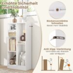 5 skyrių pastatomasis lentynų blokas (Balta)