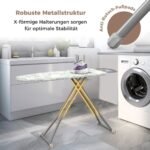 Sulankstoma lyginimo lenta su padėklu geležims ir 7 aukščio reguliavimo padėtimis (Dryžuota)