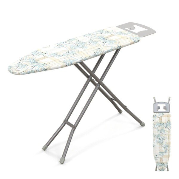 Sulankstoma lyginimo lenta su lygintuvo padėklu ir aukščio reguliavimu (Dryžuota)