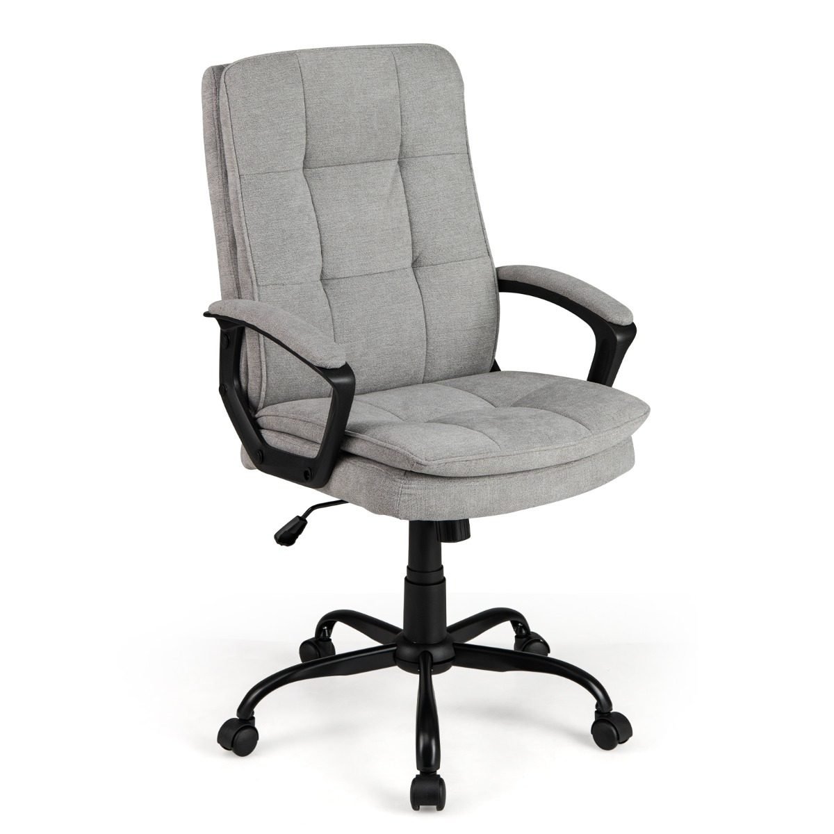 b_rostuhl-13022_1_ Ergonomiška biuro kėdė su porankiais ir ratukais (Pilka)