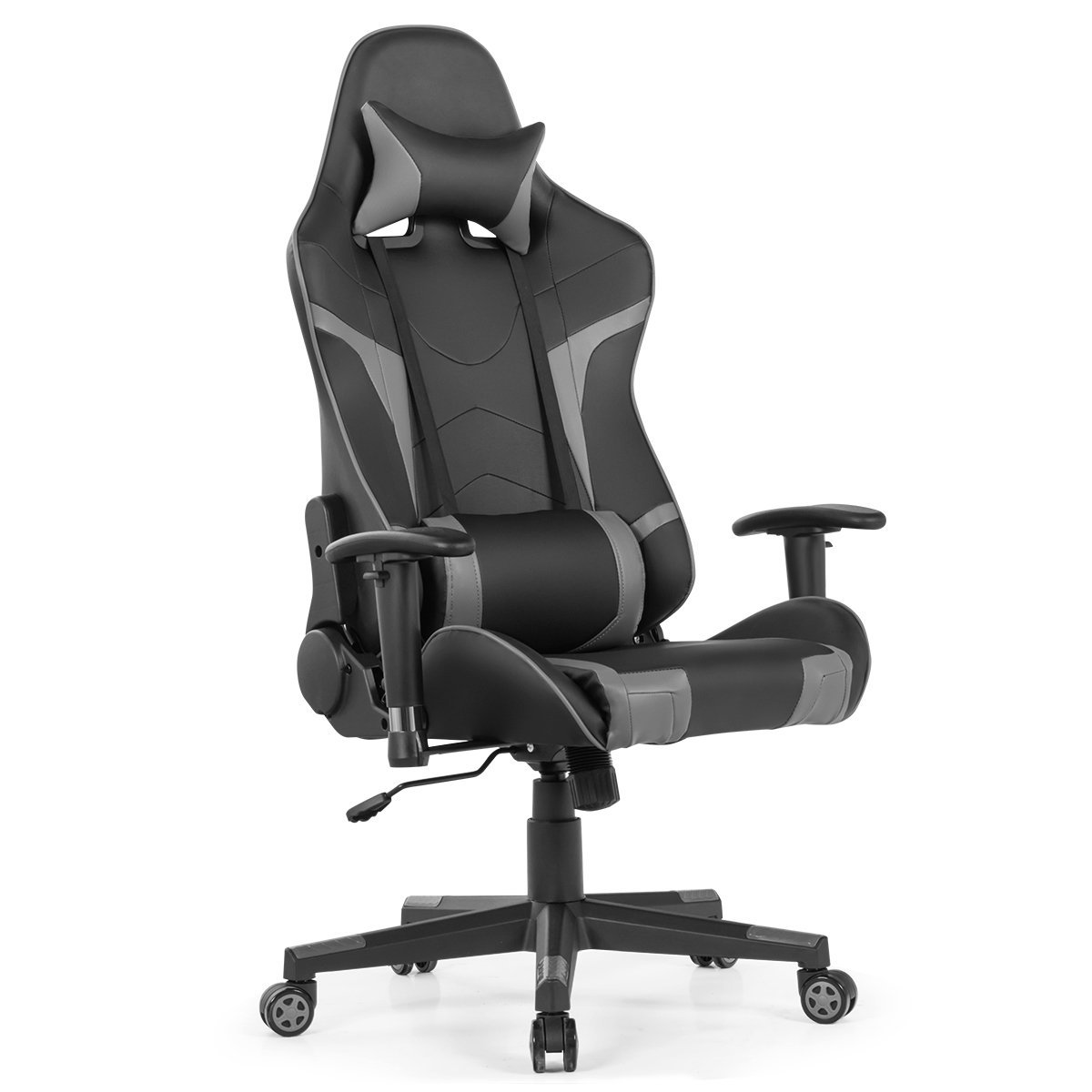 b_rostuhl-ergonomischer-gaming-stuhl-cb10151gr_1_ Ergonomiška biuro kėdė su juosmens ir galvos atrama (Pilka)