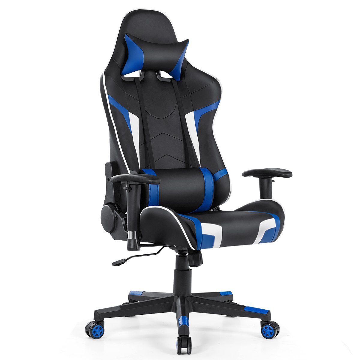 b_rostuhl-gaming_stuhl-cb10151bl_1_ Ergonomiška biuro kėdė su juosmens ir galvos atramomis (Mėlyna)