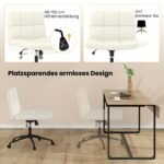 Biuro kėdė su plačia sėdyne ir 360 laipsnių sukimosi funkcija (Smėlio)