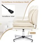 Ergonomiška biuro kėdė su reguliuojamu aukščiu (Smėlio)