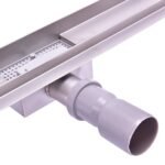 Nerūdijančio plieno dušo latakas su sifonu 1000 mm (Sidabrinė)