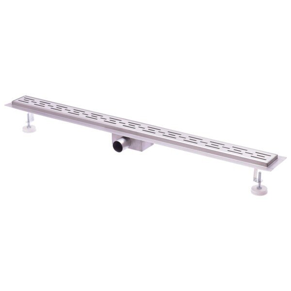 Nerūdijančio plieno grindų dušo latakas su sifonu (Sidabrinė)