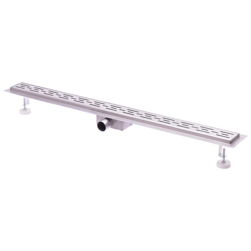 Nerūdijančio plieno grindų dušo latakas su sifonu (Sidabrinė)