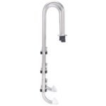 3 pakopų nerūdijančio plieno baseino kopėčios (Sidabrinė)