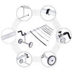 Mobilus ritininis dangos laikiklis baseinams 1 5–5 7 m (Balta)