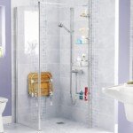 Teleskopinis kampinis vonios lentynų stovas su 4 reguliuojamomis lentynomis (Sidabrinė)