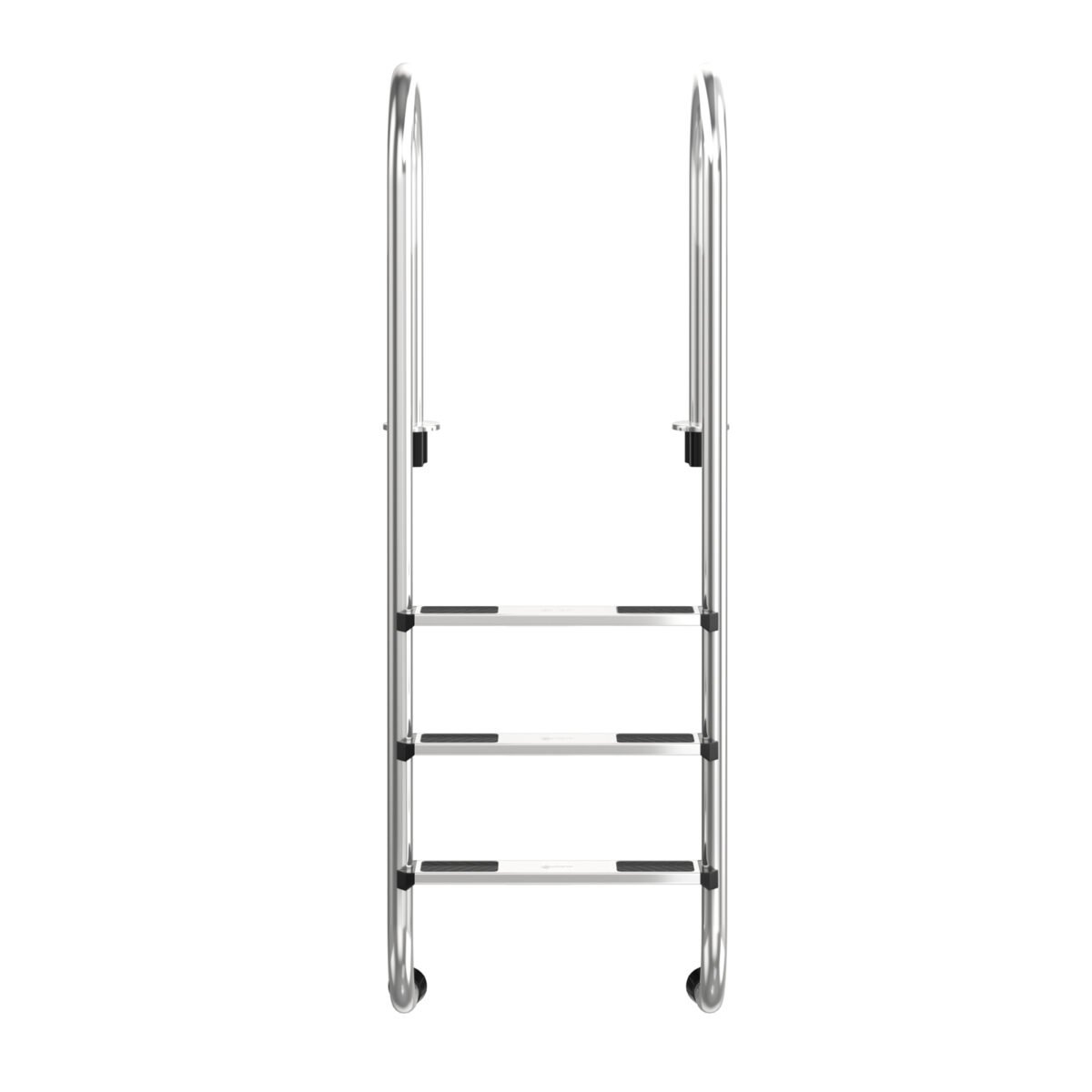 3 pakopų nerūdijančio plieno baseino kopėtėlės (Sidabrinė)