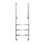 3 pakopų nerūdijančio plieno baseino kopėtėlės (Sidabrinė)