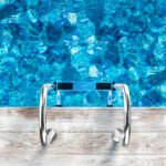 3 pakopų nerūdijančio plieno baseino kopėtėlės (Sidabrinė)