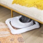 Reguliuojamo aukščio vaikštynė su minkšta sėdyne (Pilka)