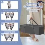 Daugiafunkcis vaikiškas lovytės čiužinuko komplektas (Spalvota)