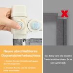 Vaikiškas lovos apsaugos barjeras 175 cm (Tamsiai pilka)