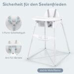 Daugiafunkcė vaikiška kėdutė 4-in-1 (Balta)