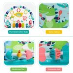 Vaikiška žaidimų palėpė su pianinu ir šviesos efektais (Mėlyna)