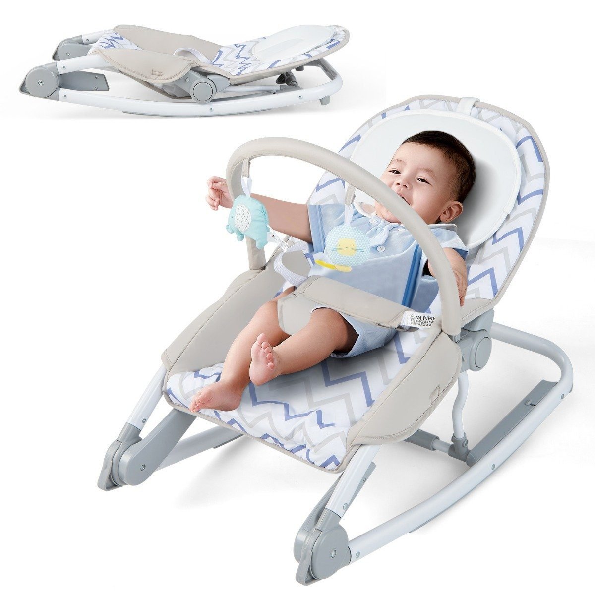babyschaukel-babywiege-11977_10__1 Vaikiška supynė su 3 padėčių atlošu ir žaislų lanku (Pilka)