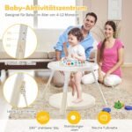 Reguliuojamo aukščio 6-in-1 universali vaikiška kėdutė (Smėlio)
