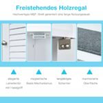 Tualetinio popieriaus laikiklis su 3 pakopomis (Balta)