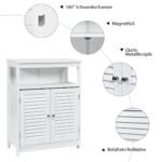 Vonios spintelė su reguliuojama lentyna (Balta)