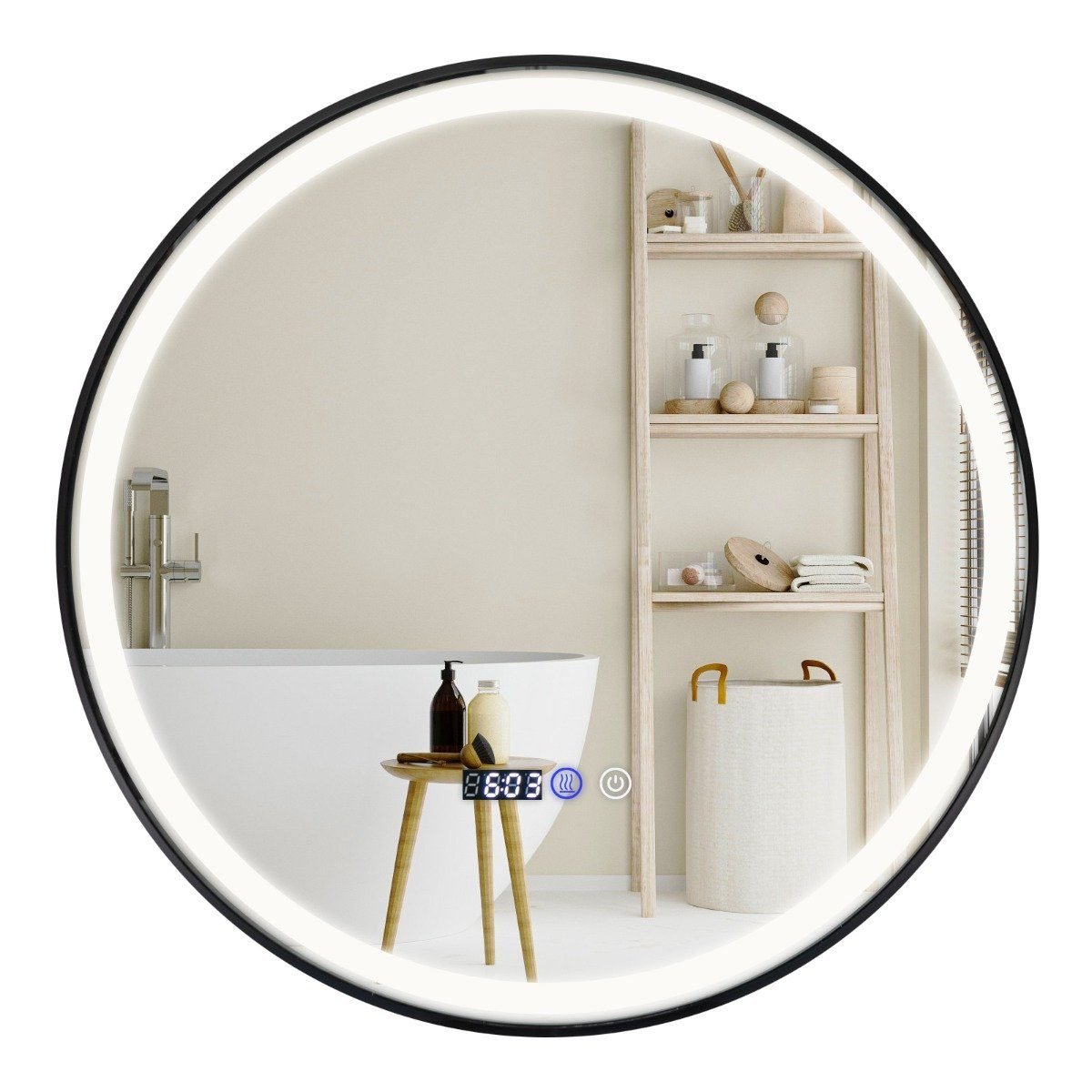 badezimmerspiegel-ba8040de_2_ Vonios veidrodis su LED apšvietimu ir atminties funkcija (Sidabrinė)