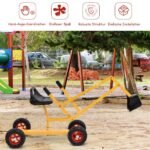 Vaikiškas ekskavatorius su 360 laipsnių besisukančia sėdyne (Geltona)