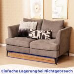 Mankštos sulankstomas balansuoklis su rankena 240 cm (Mėlyna)