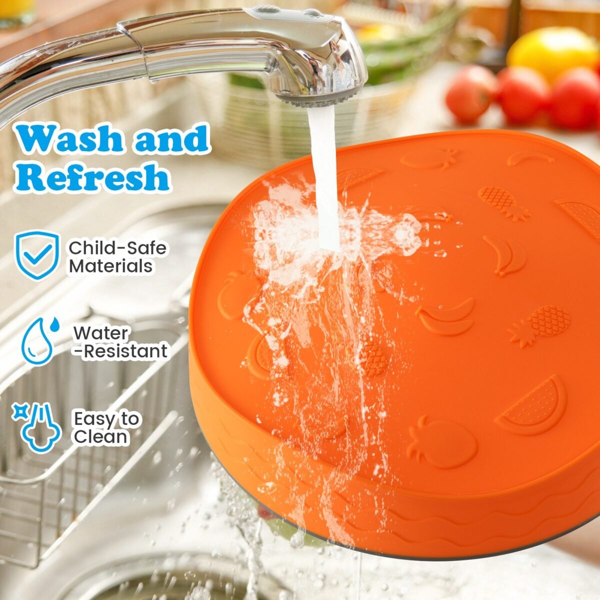 Balansiniai akmenys vaikams daugiaspalviai neslystantys iki 80 kg apkrovos (Daugiaspalvė)