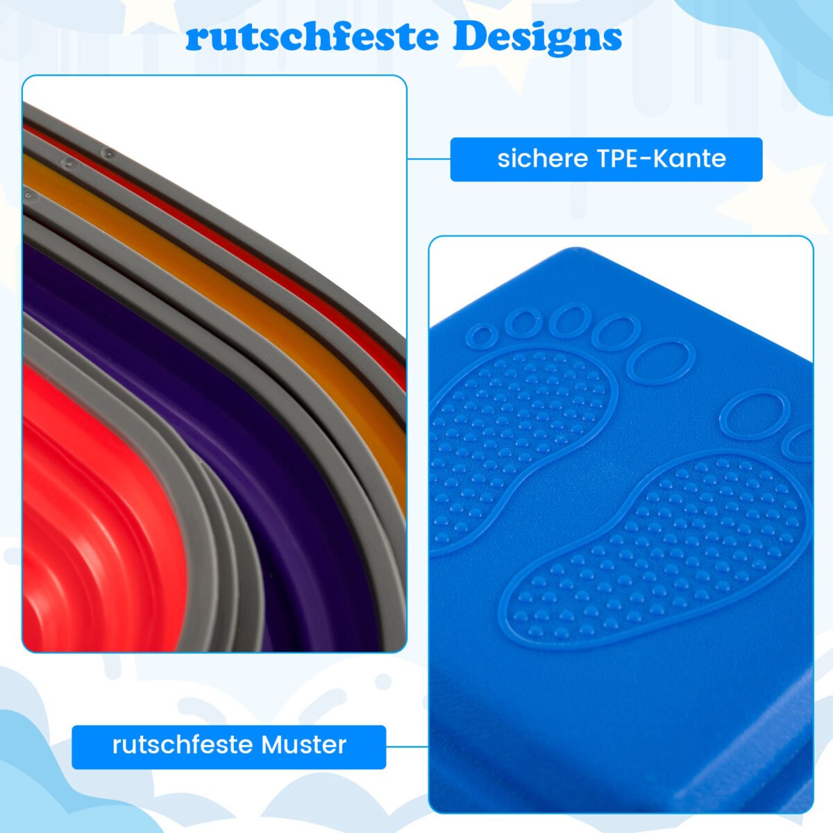 Balansiniai akmenys vaikams (Įvairiaspalvis)