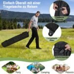 Pop-up pavėsinė 305x305 cm reguliuojamo aukščio (Juoda)