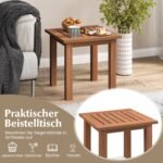 Lauko stalelis iš natūralaus medžio (Natūrali)