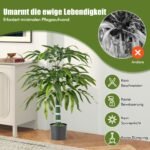 Dirbtinio bambuko medis 100 cm 2 vienetai (Žalia)