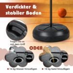 Vaikiškas krepšinio stovas su smiginio lenta (Juoda)