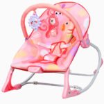 Kūdikio supynės su vibracija (Rožinė)