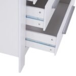 Vystymo komoda su 3 stalčiais ir saugiais kraštais (Balta)