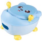 Daugiafunkcis 3 viename mokomasis puodukas vaikams (Mėlyna)