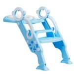 Vaikų tualeto treniruoklis su kopėtėlėmis (Mėlyna)