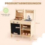 Medinis lauko BBQ žaidimų rinkinys su priedais (Natūrali)