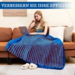 Elektrinė šildanti antklodė su devyniais šildymo lygiais ir automatiniu išjungimu (Mėlyna)