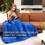 Elektrinė šildanti antklodė su devyniais šildymo lygiais ir automatiniu išjungimu (Mėlyna)