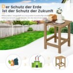 Lauko staliukas iš HDPE plastiko (Ruda)