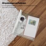 Stalelis iš grūdinto stiklo 45 x 45 x 41 cm (Skaidri)