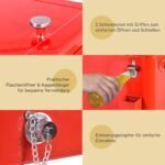 Nešiojama aušinimo dėžė su ratukais ir stalčiumi (Raudona)