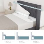 Paguvės užpildas lovai su šonine kišenėle (Pilka)